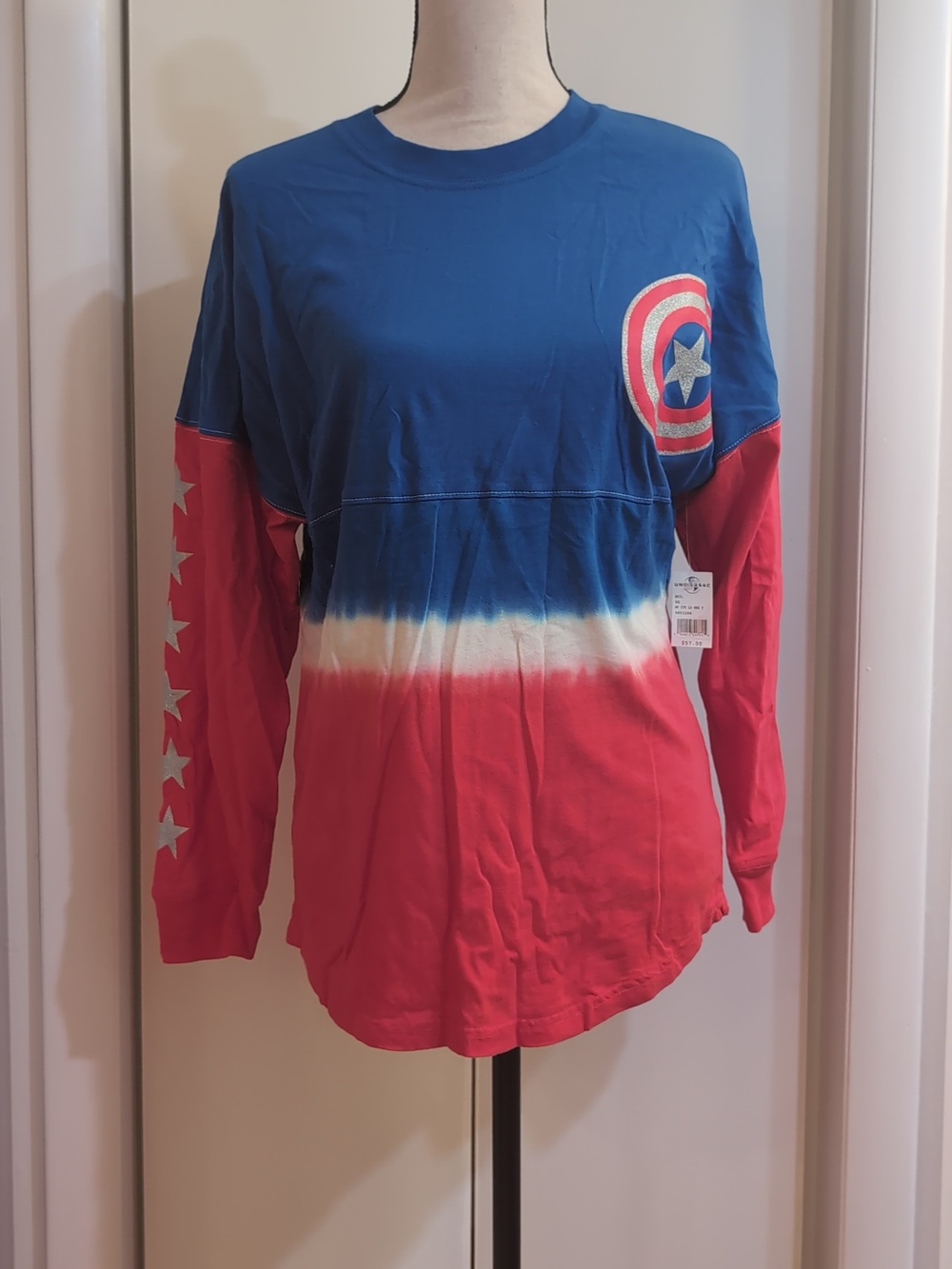 Universal Studios Marvel Legendary Tie-Dye Long Sleeve Shirt